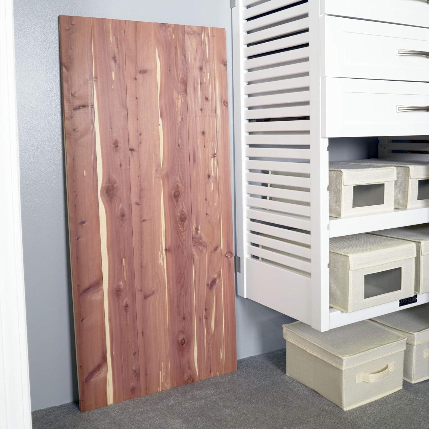 image:imageHousehold Essentials Cedar Fresh Cedar Panels for Closet 2 Pack BracketFree with a Variety of Potential Uses Natural2 Panels