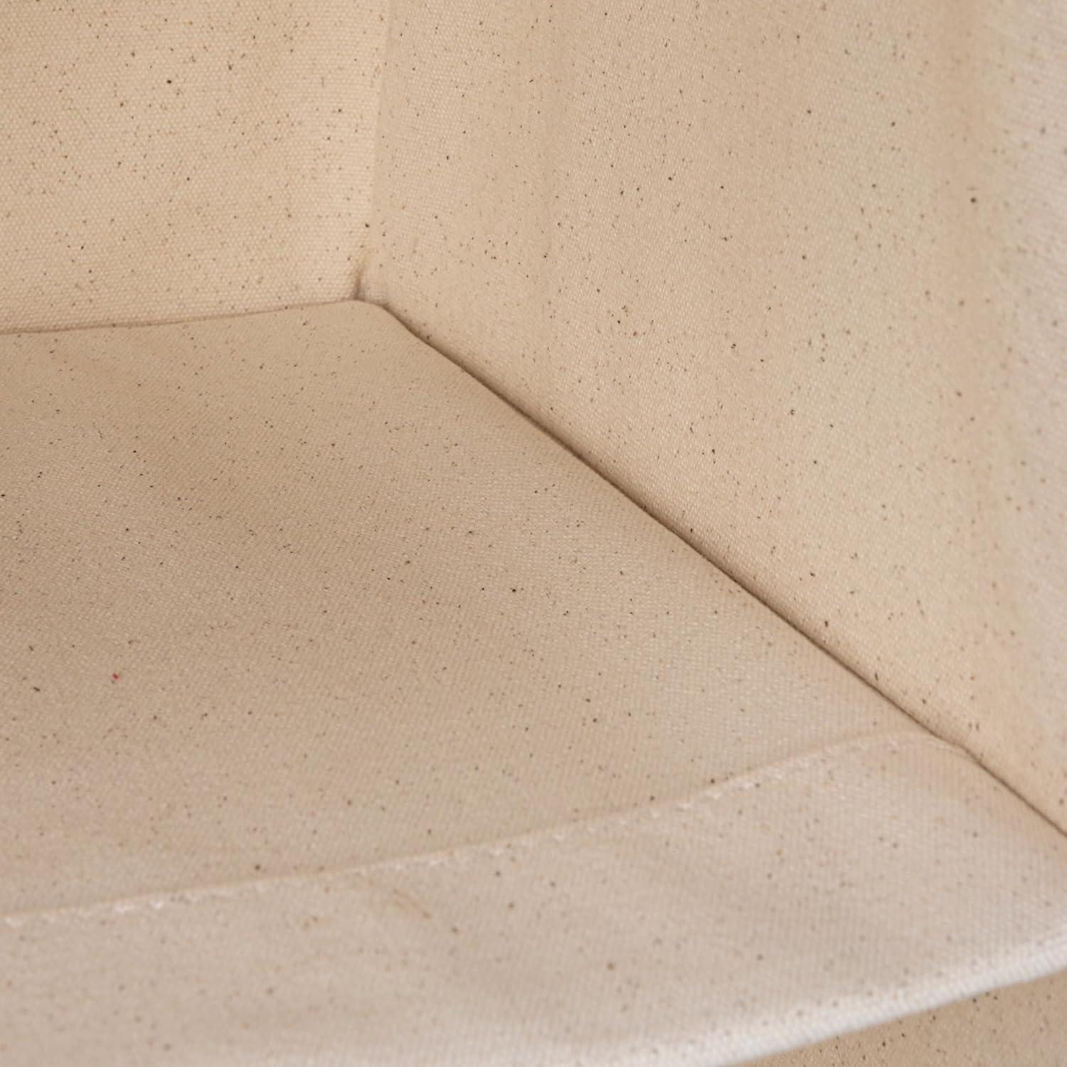 image:imageHousehold Essentials Cedarline 3Shelf Hanging Closet Organizer HeavyDuty Cotton Canvas Natural