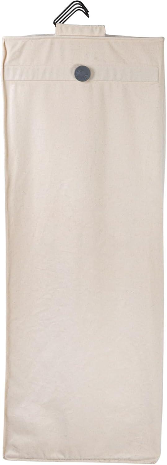 image:imageHousehold Essentials Cedarline Hanging Wardrobe HeavyDuty Cotton Canvas Breathable Versatile Natural