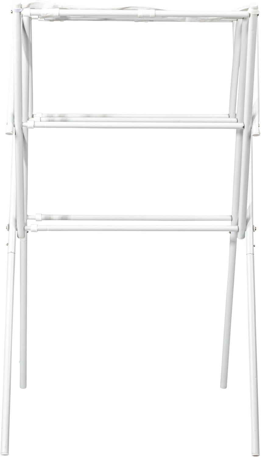 image:imageHousehold Essentials Clothes Drying Rack Foldable Expandable and Collapsible Laundry Drying Rack SilverWhite