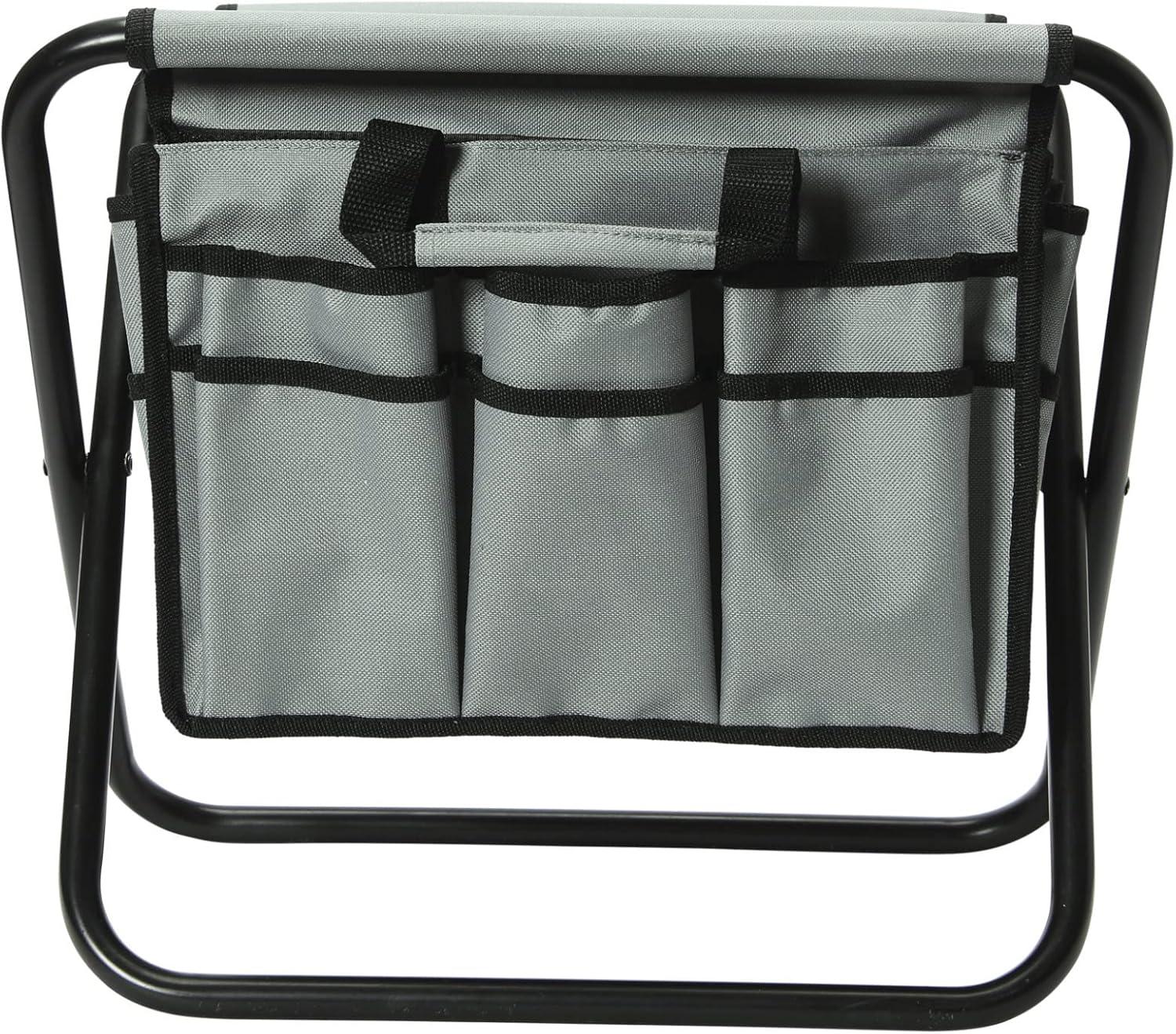 image:imageHousehold Essentials Collapsible Utility Stool TanGrey