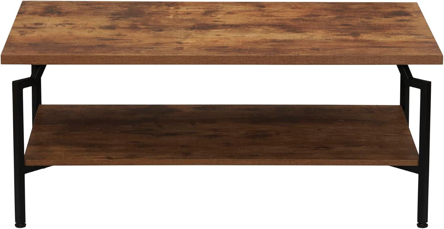 image:imageHousehold Essentials Crown Narrow 3 Shelf Open Storage Bookshelf Black Oak Wood Grain and Gold MetalRustic HickoryBlack