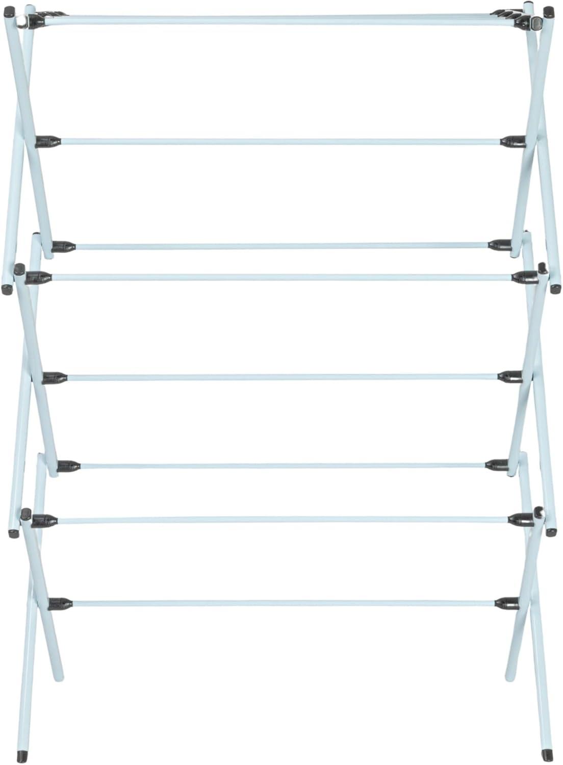 image:imageHousehold Essentials Folding Clothes Drying Rack with Strong Steel Frame and 11 Coated Dowels WhiteWhiteBlack