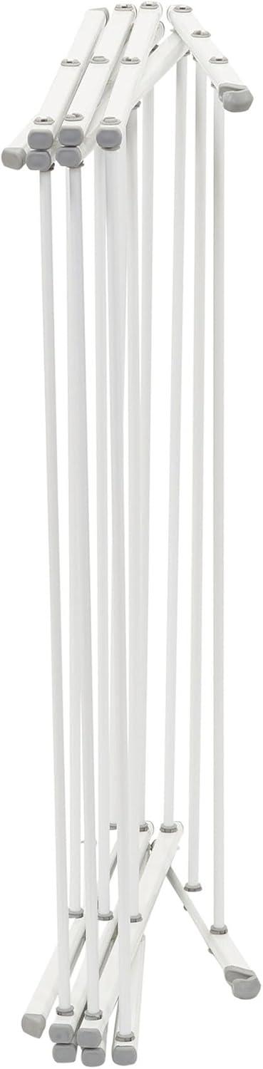 image:imageHousehold Essentials Folding Clothes Drying Rack with Strong Steel Frame and 11 Coated Dowels WhiteWhiteWhite