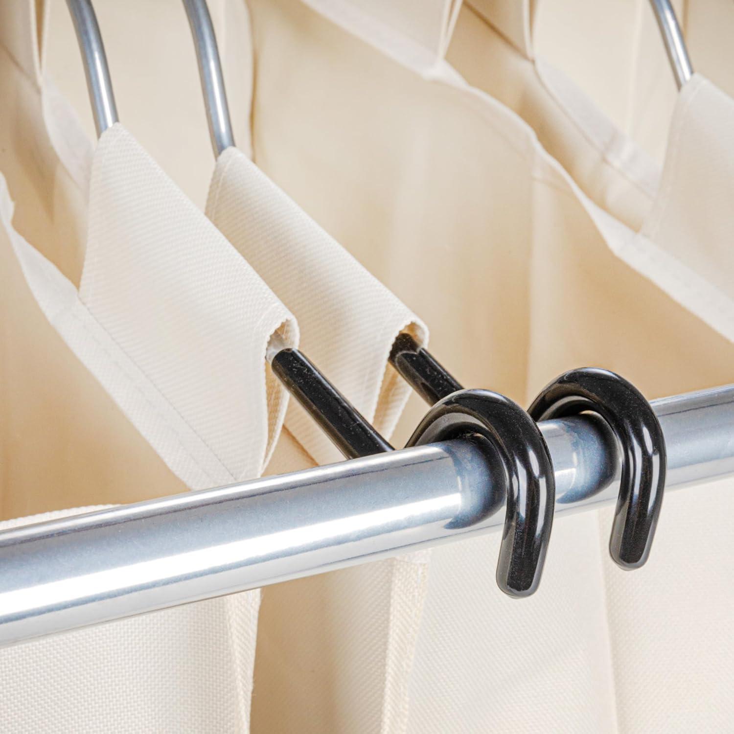 image:imageHousehold Essentials Four Bag Laundry Sorter Chrome Finish
