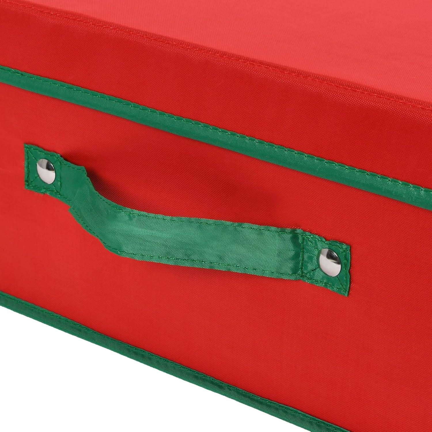 image:imageHousehold Essentials Gift Wrapping Paper OrganizerRedGreen