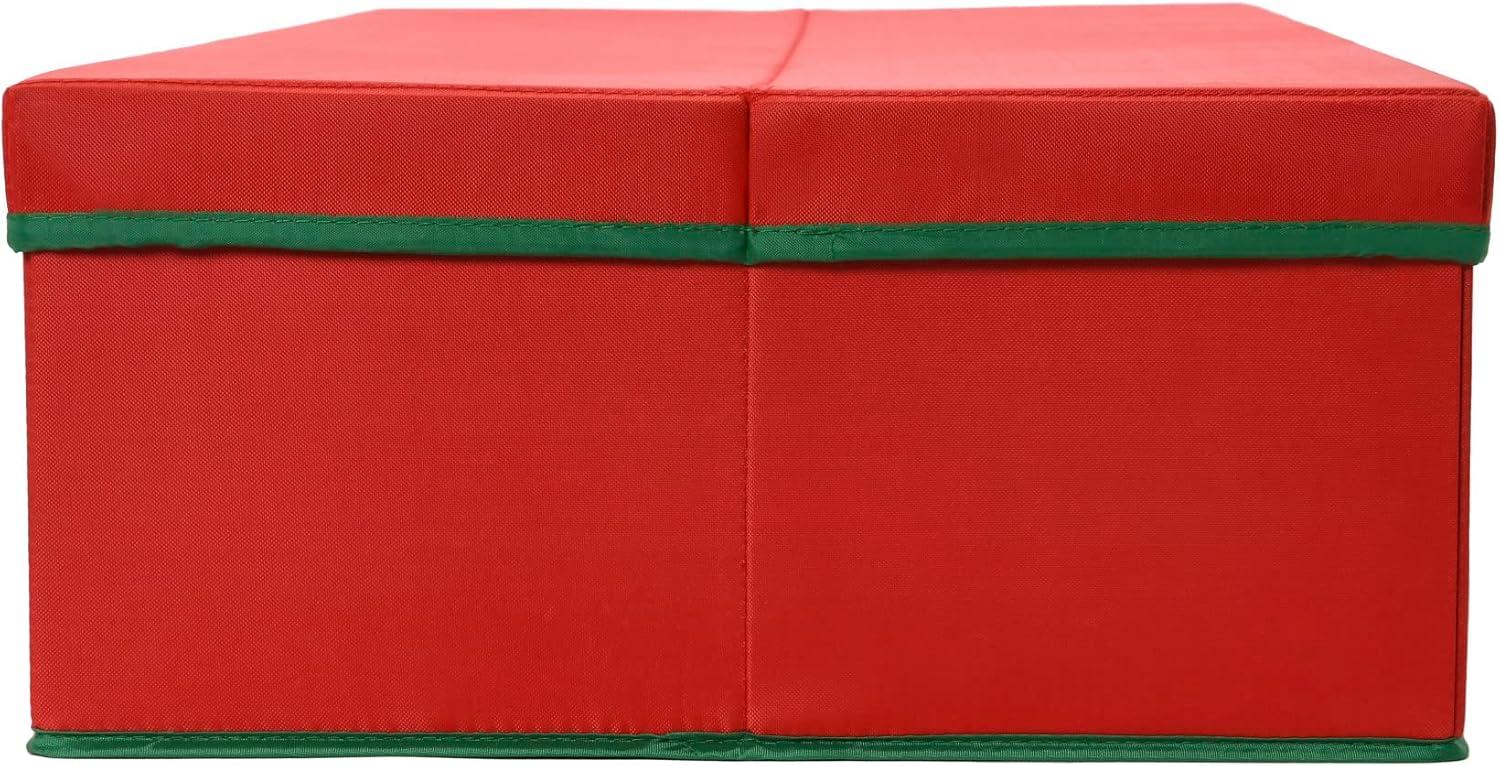 image:imageHousehold Essentials Gift Wrapping Paper OrganizerRedGreen