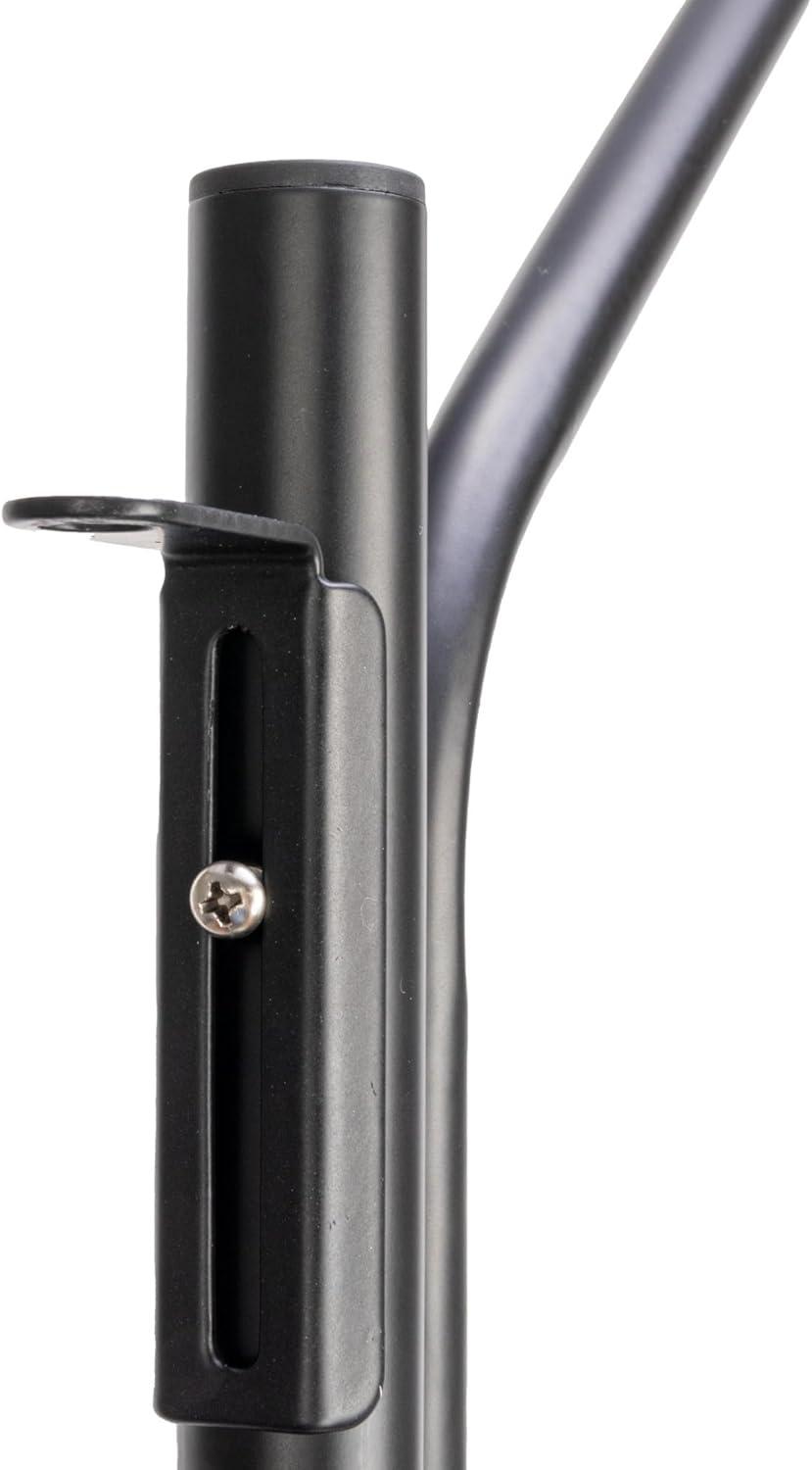 image:imageHousehold Essentials HingeIt Clutterbuster Steel Valet Family Towel Bar SilverBlack