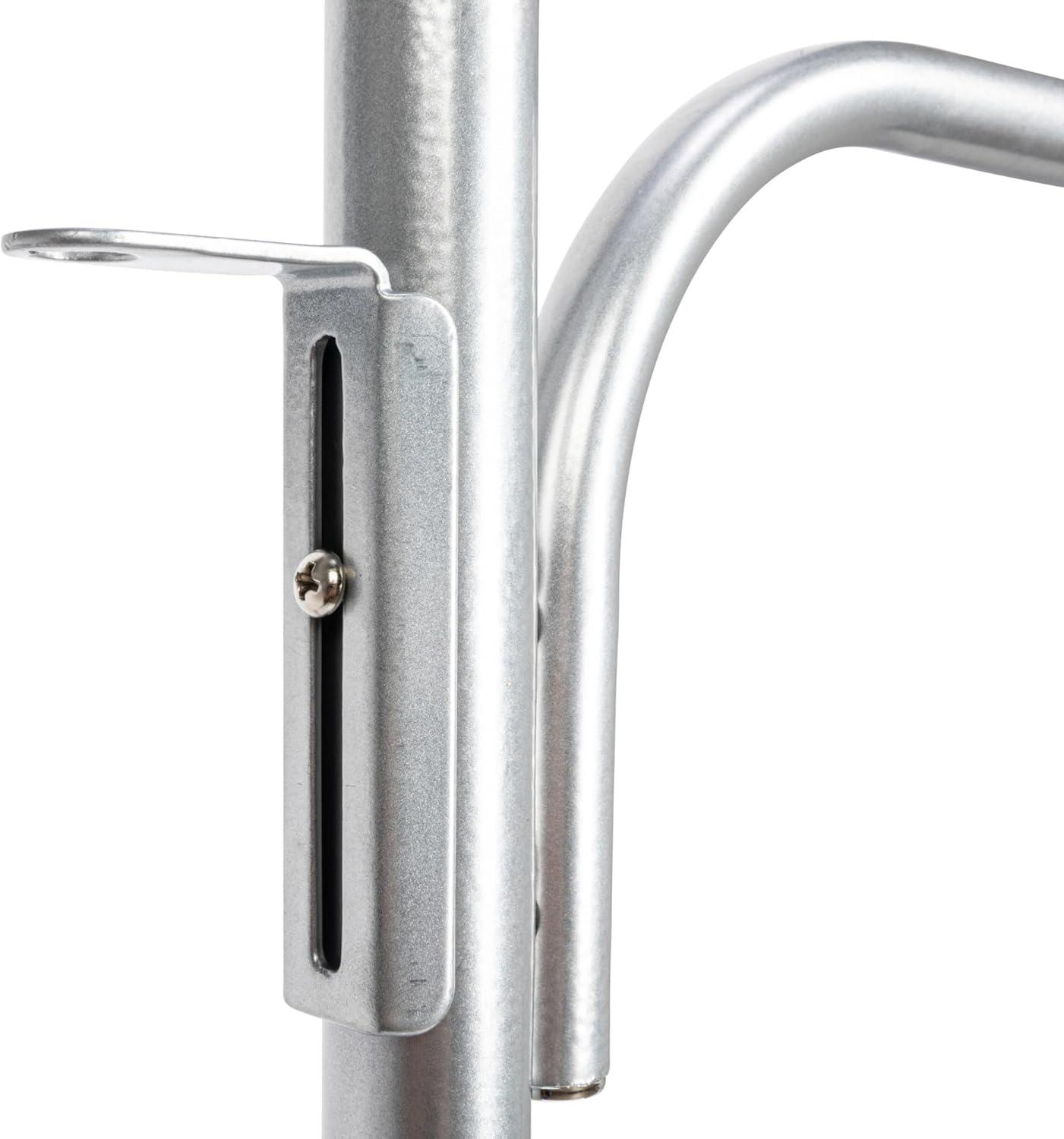 image:imageHousehold Essentials HingeIt Clutterbuster Steel Valet Family Towel Bar SilverSilver