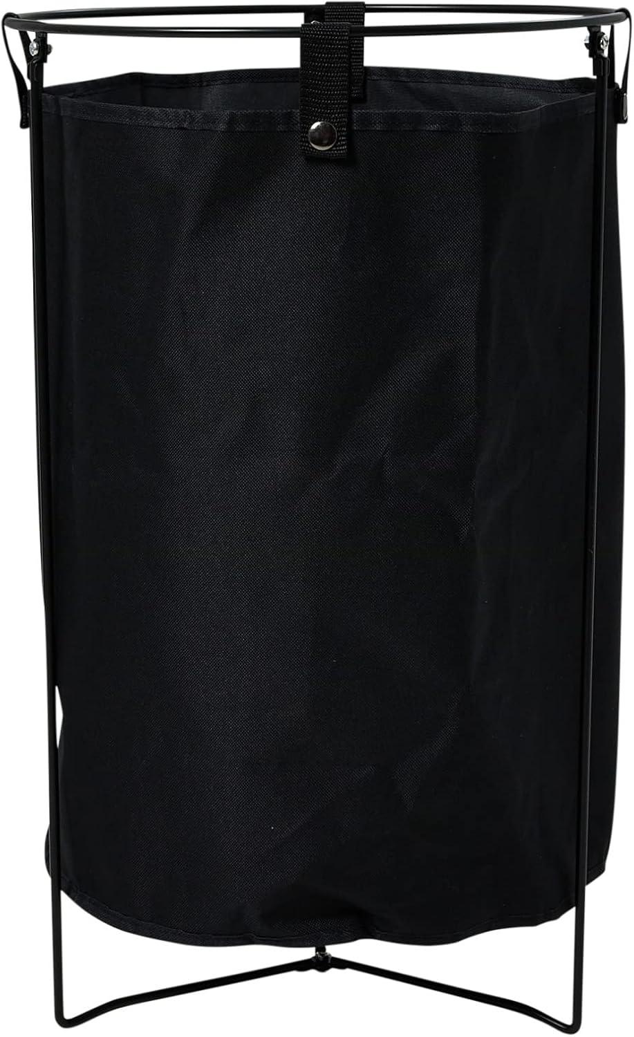 image:imageHousehold Essentials Iron Laundry Hamper with Removable BagBlack