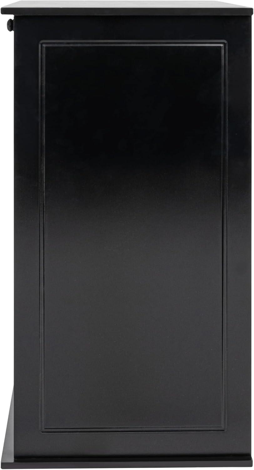 image:imageHousehold Essentials Laundry Sorter Cabinet Oak FinishBlack