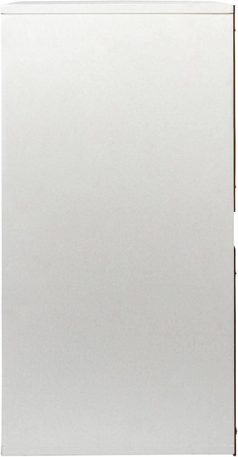 image:imageHousehold Essentials Laundry Sorter Cabinet Oak FinishWhite
