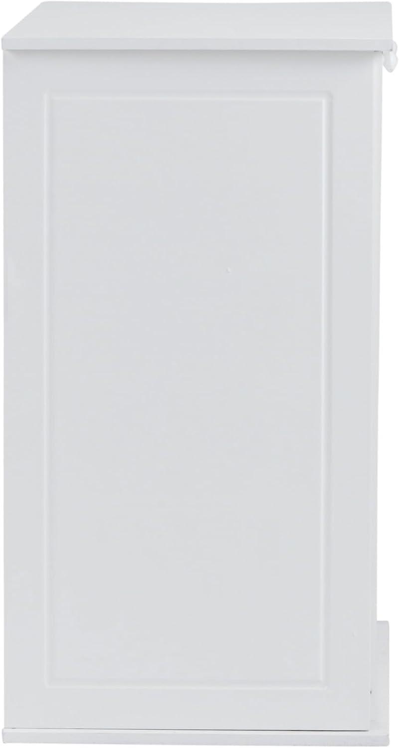 image:imageHousehold Essentials Laundry Sorter Cabinet Oak FinishWhite Wood Shutter