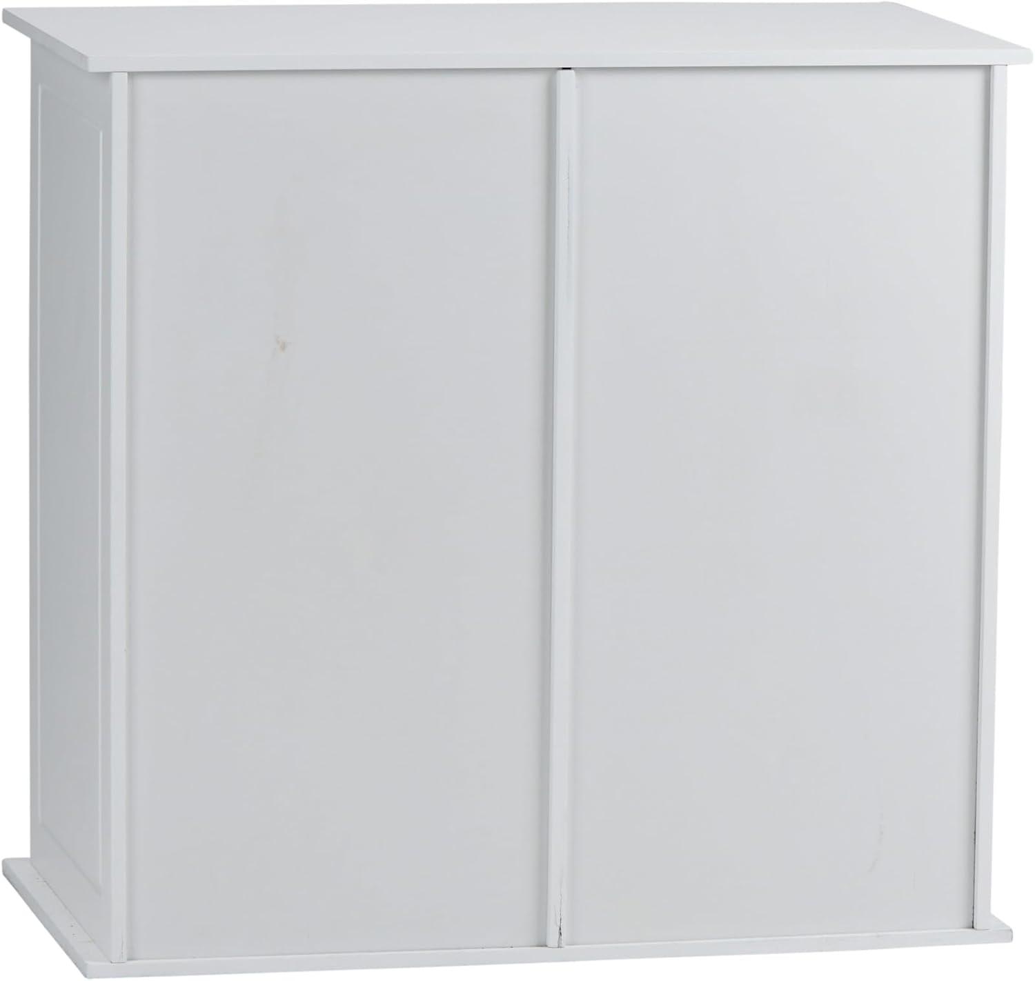 image:imageHousehold Essentials Laundry Sorter Cabinet Oak FinishWhite Wood Shutter