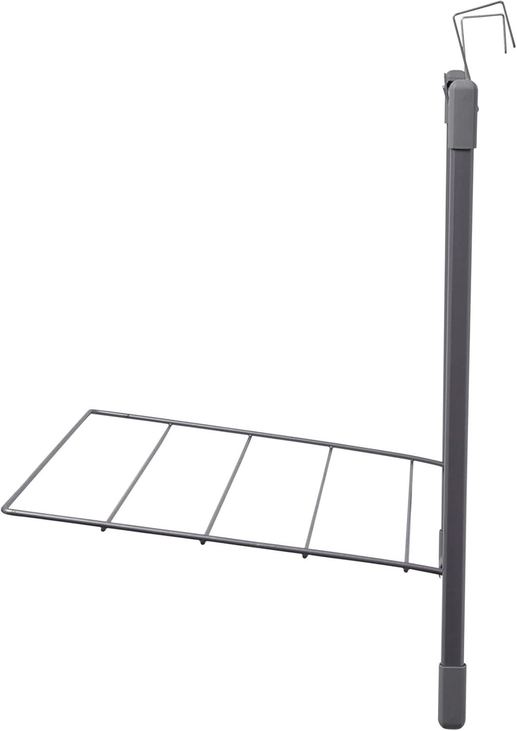 image:imageHousehold Essentials Metal Expandable Over the Door Drying Rack Gray