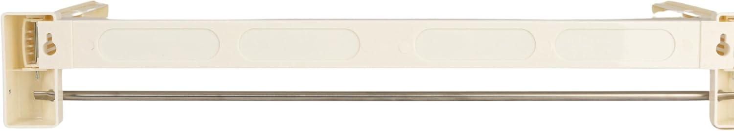 image:imageHousehold Essentials Metal and Plastic Wall Mount Telescoping Drying Rack Compact Laundry Rack