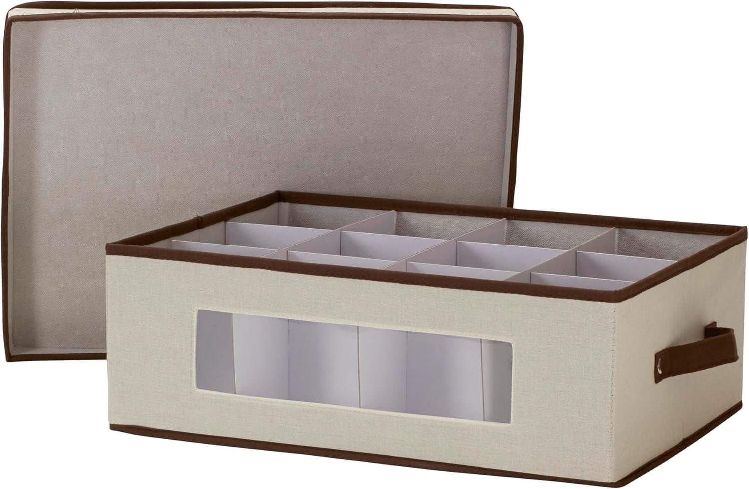 image:imageHousehold Essentials Mug and Tumbler Vision China Storage Box ChestNatural