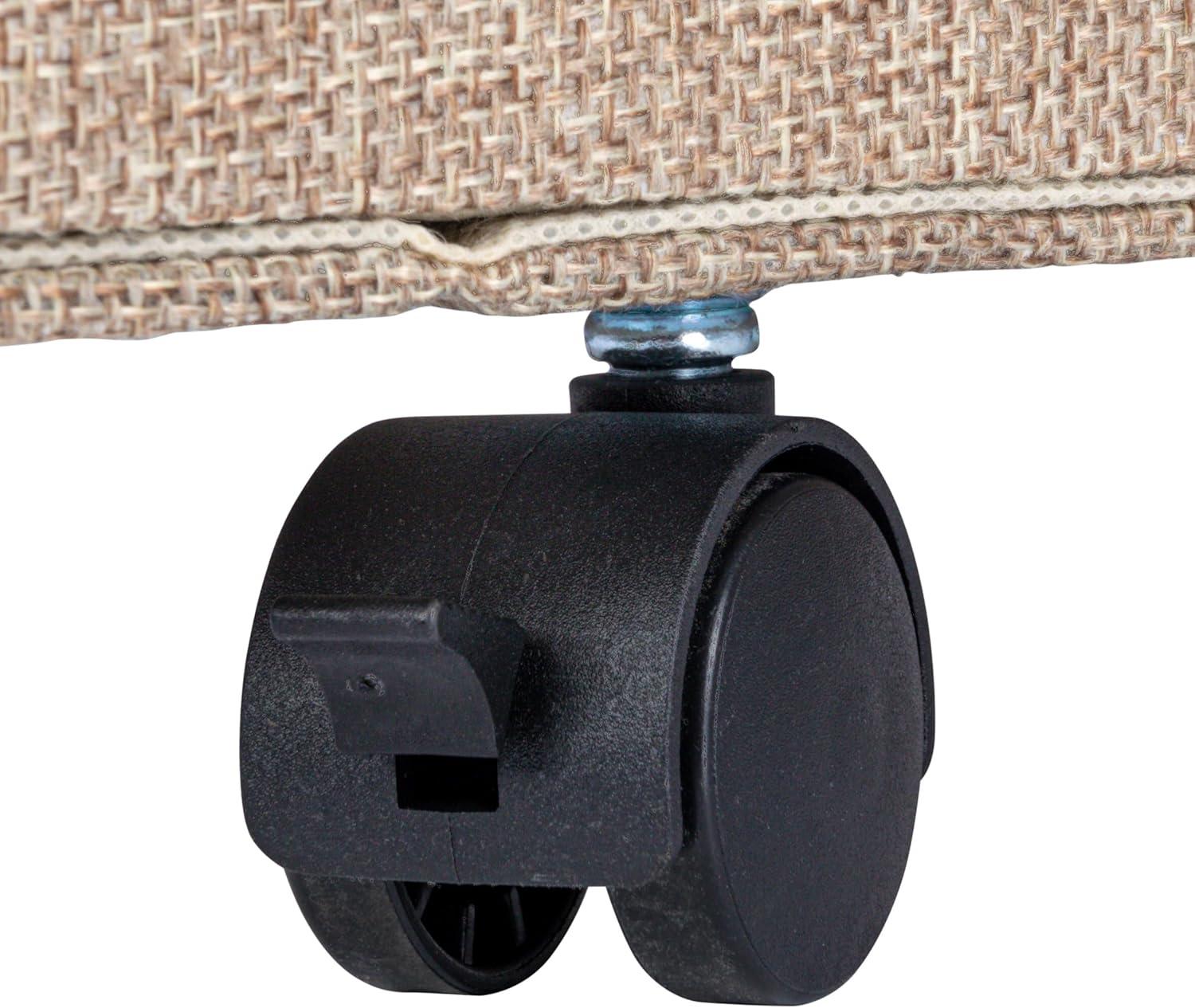 image:imageHousehold Essentials Narrow Collapsible Laundry Hamper with Liner and Lid SilverLatte