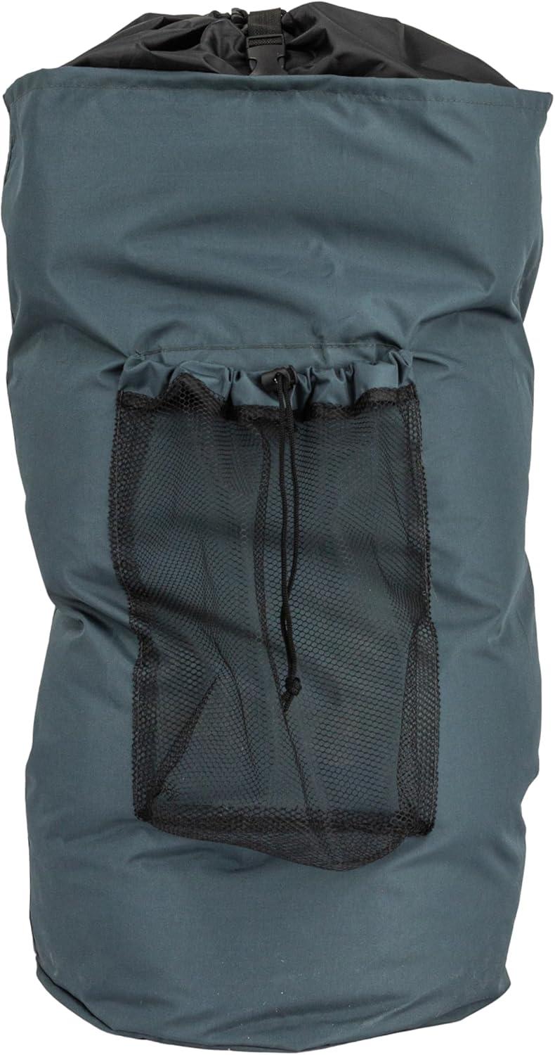 image:imageHousehold Essentials Onthego Drawstring Laundry Backpack Bag Grey