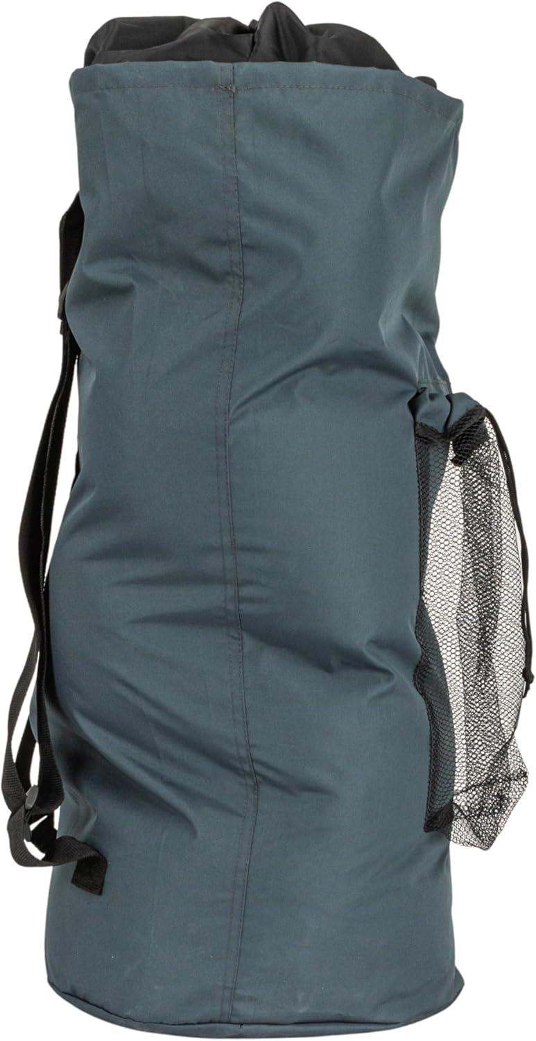 image:imageHousehold Essentials Onthego Drawstring Laundry Backpack Bag Grey
