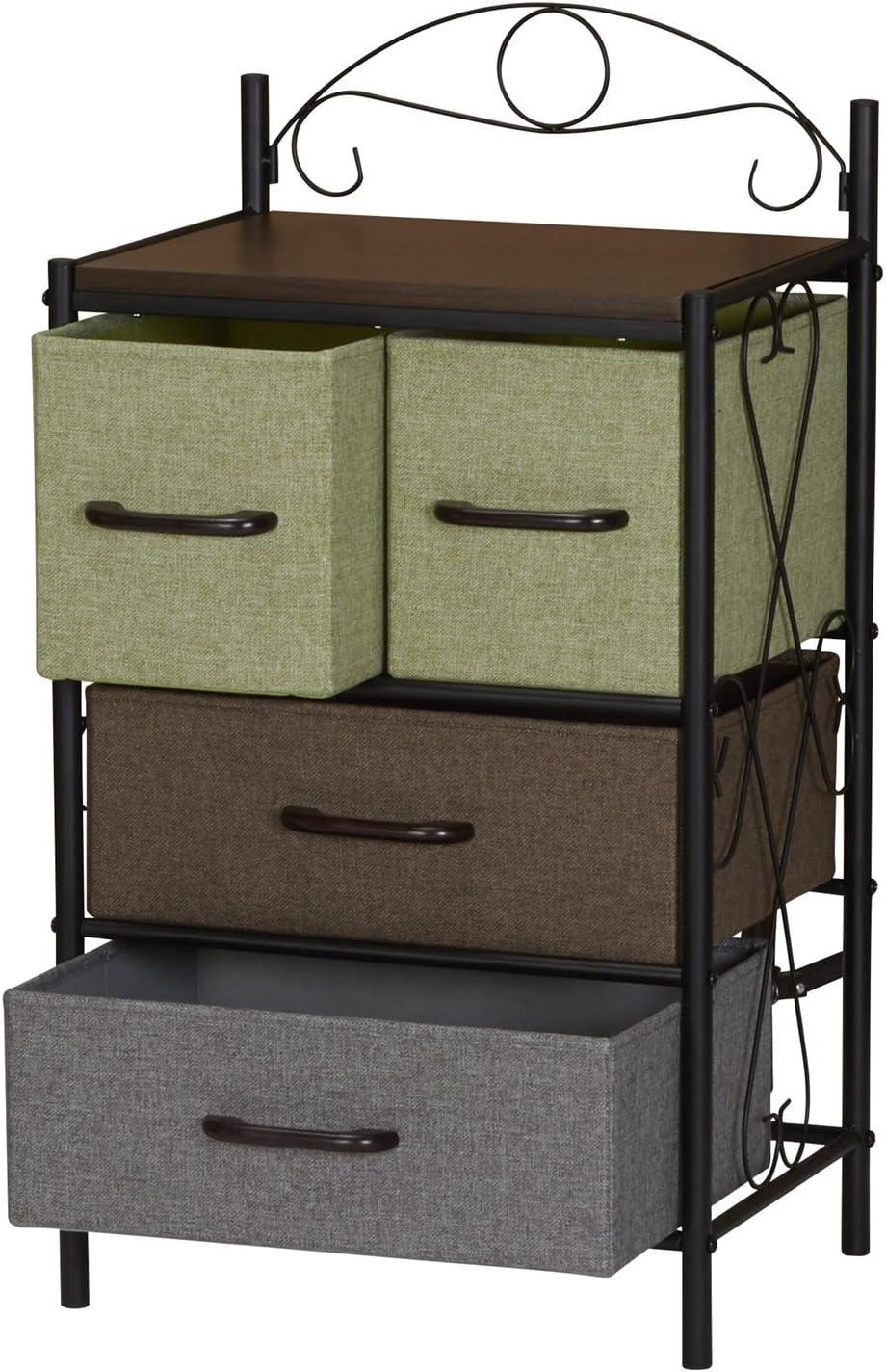 image:imageHousehold Essentials Victorian Style 8Drawer Tower Storage Organizer Unit MulticolorMulti Color