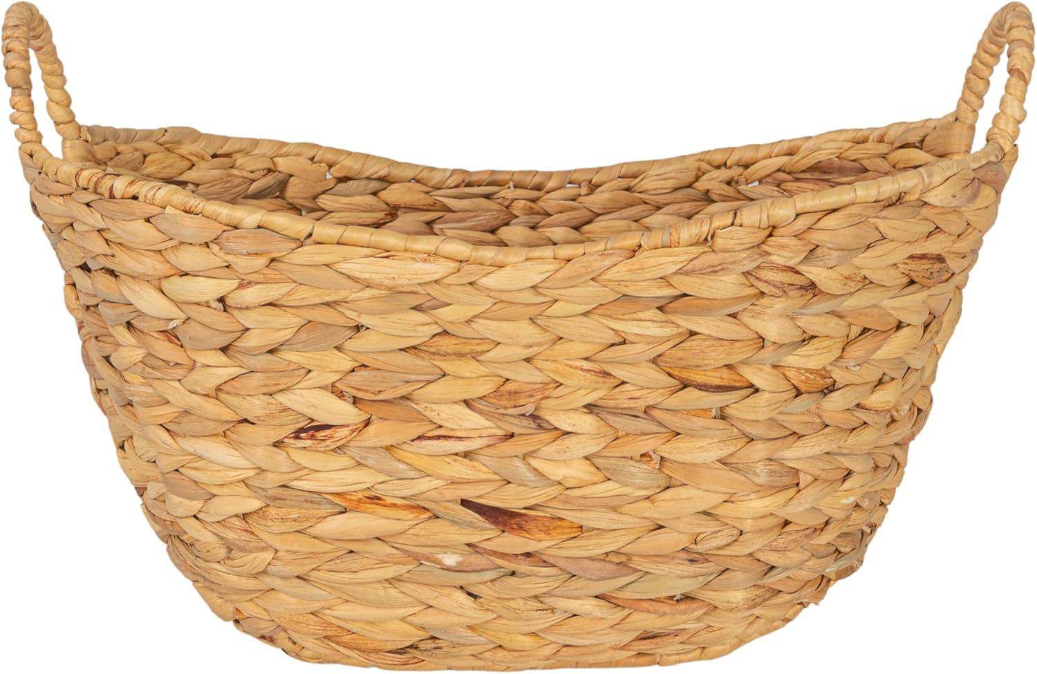 image:imageHousehold Essentials Water Hyacinth Basket with Handles