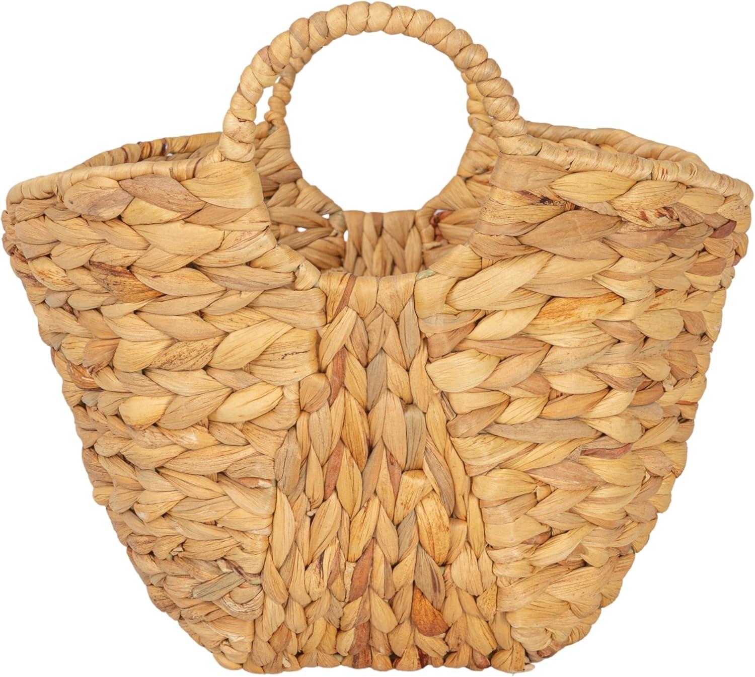 image:imageHousehold Essentials Water Hyacinth Basket with Handles