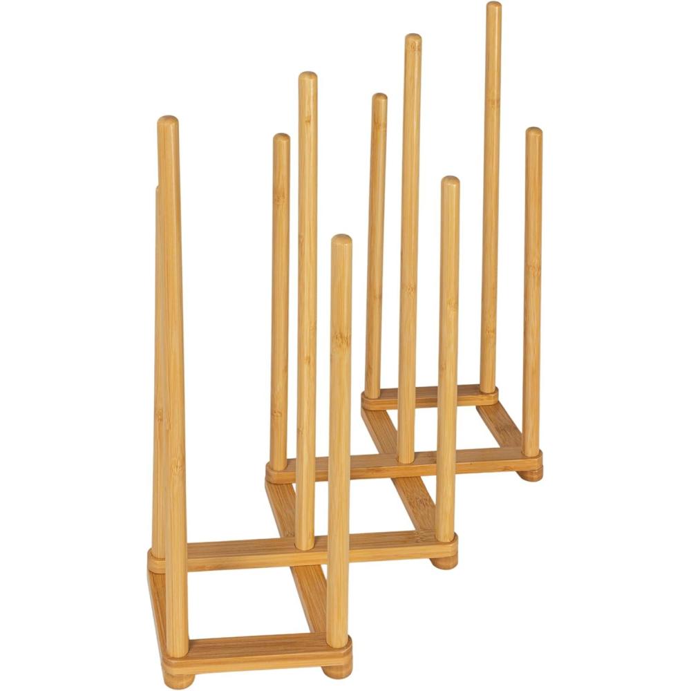 image:imageBamboo 6 Pair Boot Rack Natural5 Pair