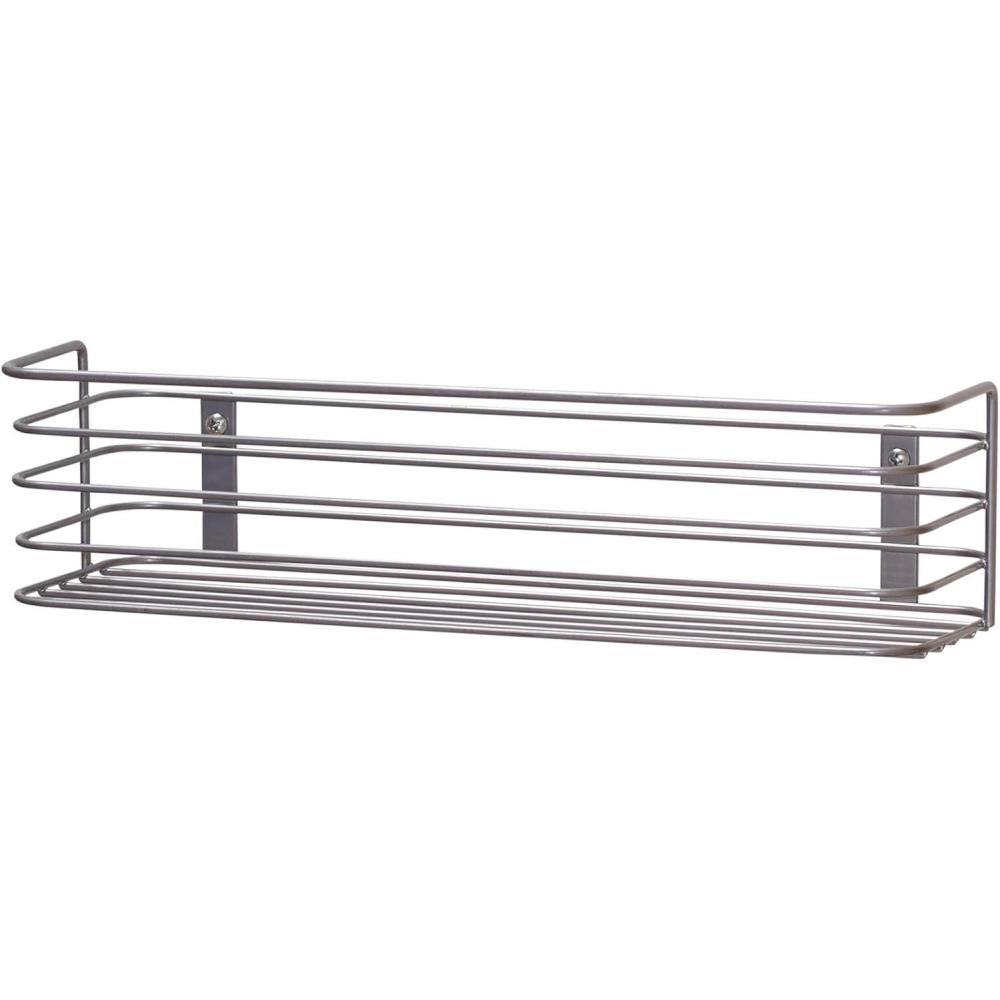 image:imageHousehold Essentials 12261 Long Basket Door Mount Cabinet Organizer Mounts to Solid Cabinet Doors or WallsNickel Powder Finish