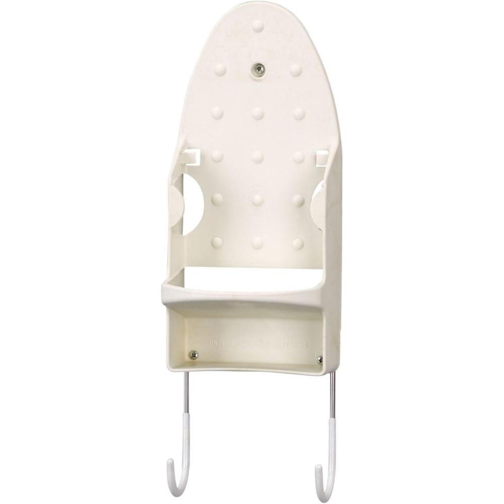 image:imageHousehold Essentials 1661 Iron Wall Mount with Attached Ironing Board HooksWhitePack of 6