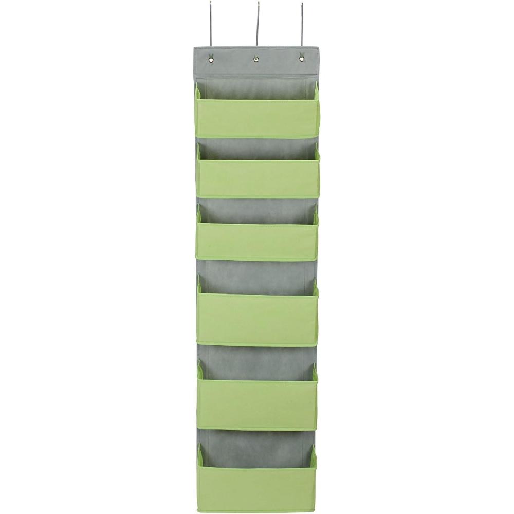 image:imageHousehold Essentials 21681 Overthe OvertheDoor Organizer OrangeLime
