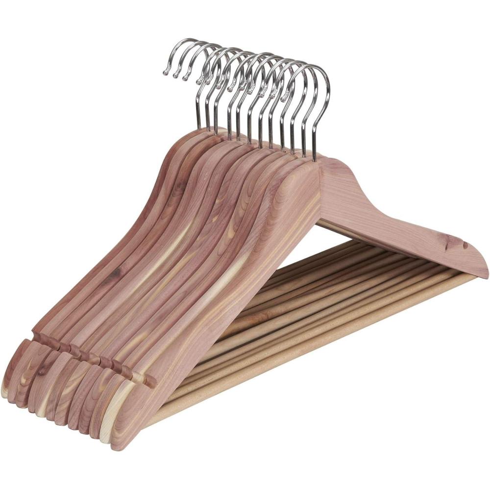 image:imageHousehold Essentials Cedar Fresh Cedar Panels for Closet 2 Pack BracketFree with a Variety of Potential Uses Natural12 Thin Hangers