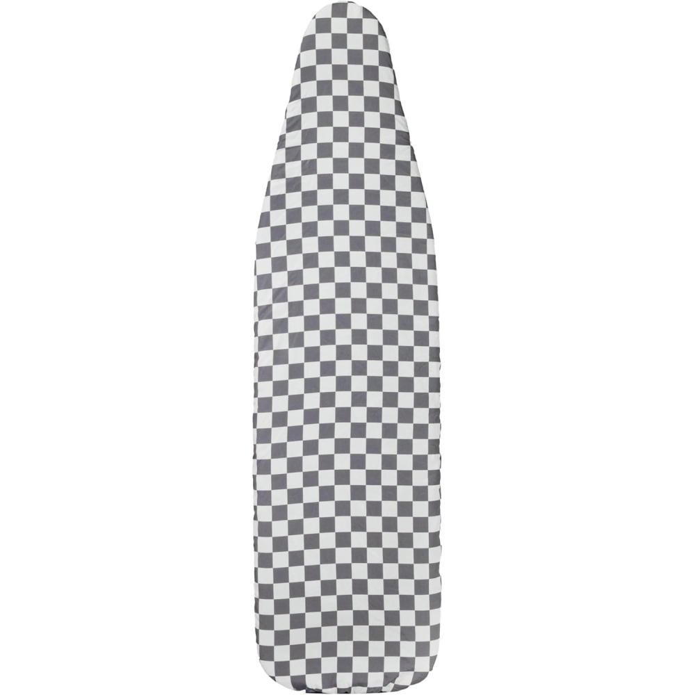 image:imageHousehold Essentials Deluxe Ironing Board Replacement Pad and Cover Sewing Guide Pattern CreamGrey Checkered