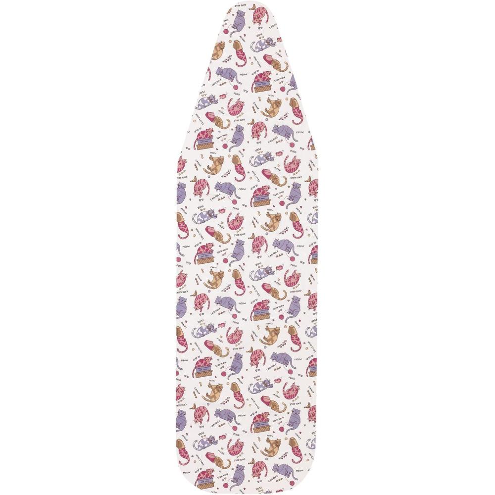 image:imageHousehold Essentials Deluxe Ironing Board Replacement Pad and Cover Sewing Guide Pattern CreamMulticolor