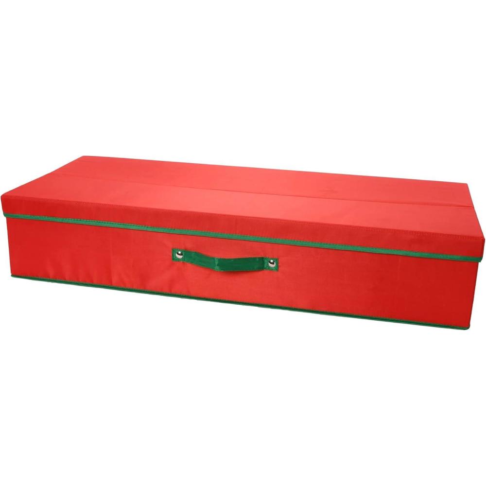 image:imageHousehold Essentials Gift Wrapping Paper OrganizerRedGreen