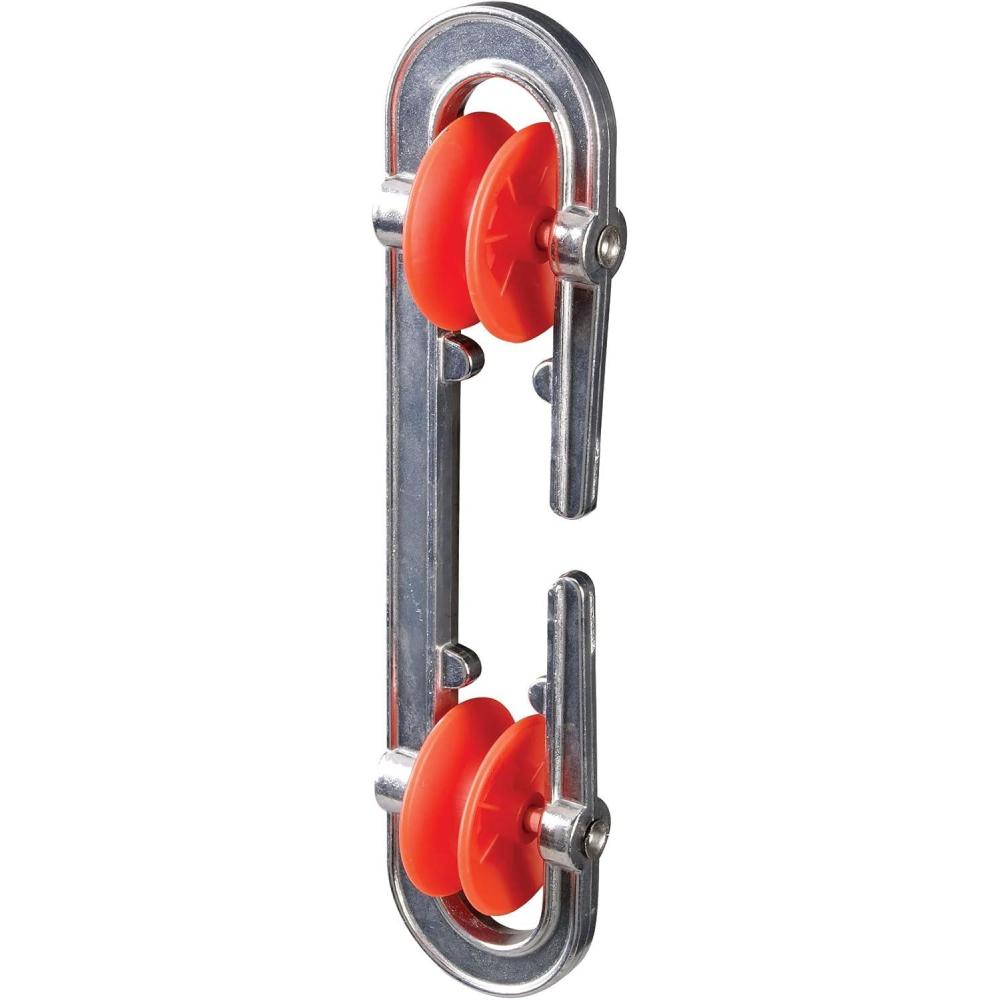 image:imageHousehold Essentials Metal Clothesline Spreader Prevents Tangling and Twisting Clotheslines RustResistant Silver and Red