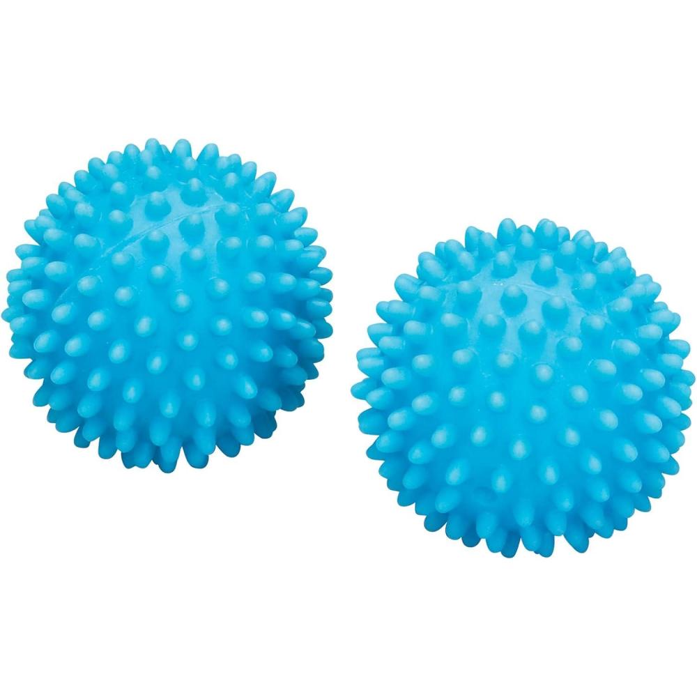 image:imageHousehold Essentials Soft Dryer Balls 25 Diameter Blue Set of 2