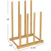 Bamboo 6 Pair Boot Rack, Natural(4 Pair)