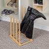 Bamboo 6 Pair Boot Rack, Natural(4 Pair)