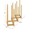Bamboo 6 Pair Boot Rack, Natural(5 Pair)