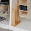 Bamboo 6 Pair Boot Rack, Natural(5 Pair)