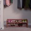 CedarFresh Stackable Cedar Shoe Rack, 29″l x 12″d x 5.5″h