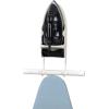 Household Essentials 166-1 Iron Wall Mount with Attached Ironing Board Hooks,White(Pack of 1)