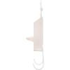 Household Essentials 166-1 Iron Wall Mount with Attached Ironing Board Hooks,White(Pack of 6)