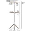 Household Essentials 2 Tier Tripod Clothes Drying Rack, Air Dryer and Garment Rack, Use to Dry Laundry or Hang Clothes, Portable and Compact, Tan