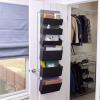Household Essentials 2168-1 Over-the- Over-the-Door Organizer, Orange(Black)
