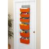 Household Essentials 2168-1 Over-the- Over-the-Door Organizer, Orange(Orange)