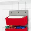 Household Essentials 2168-1 Over-the- Over-the-Door Organizer, Orange(Red)