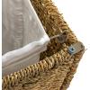 Household Essentials 3 Compartment Laundry Sorter, Wicker Laundry Sorter(Brown)