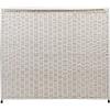 Household Essentials 3 Compartment Laundry Sorter, Wicker Laundry Sorter(White)